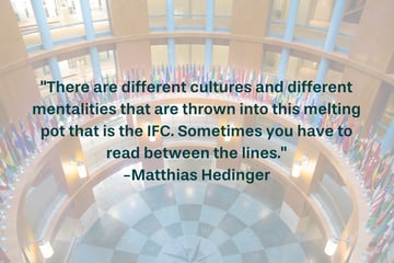 IFC Zitat M. Hedinger
