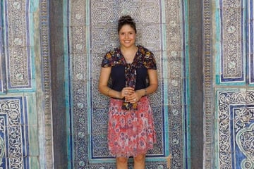 Helen Stevenson in Turkmenistan