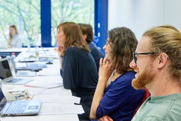 Teilnehmende an einem MAS der Berner Fachhochschule