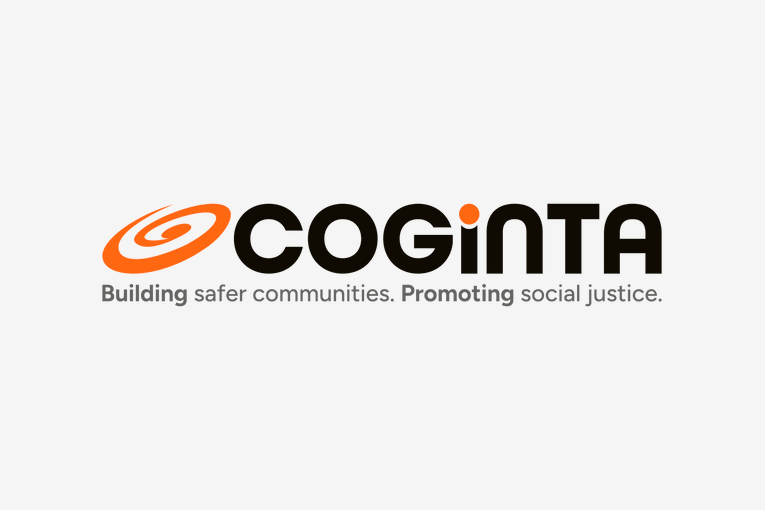 COGINTA logo with tagline 'Building safer communities. Promoting social justice.'